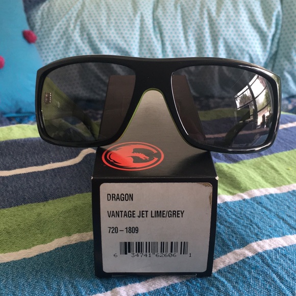 Dragon Other - NIB Dragon Sunglasses VANTAGE jet lime